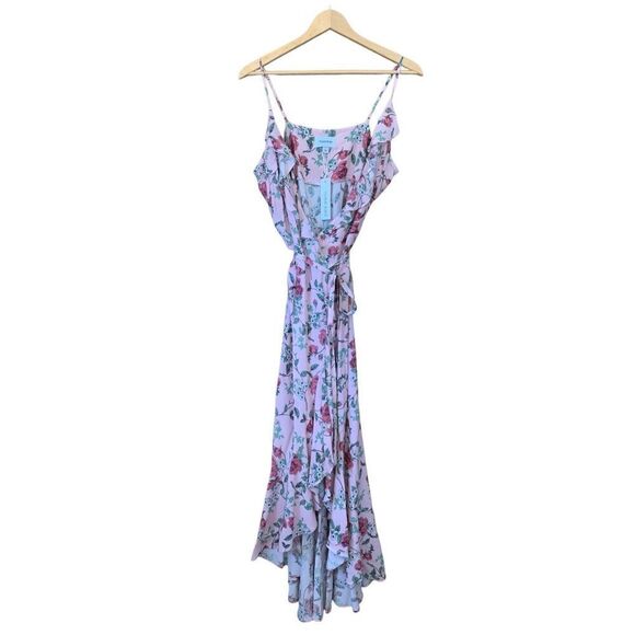 Yumi Kim Meadow Wrap Maxi Dress in Fortune Teller Blush Size XL - Picture 4 of 12